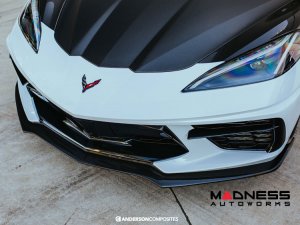 Chevrolet Corvette C8 Carbon Fiber Front Splitter - Anderson Composites